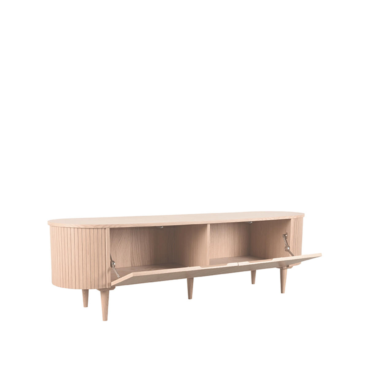 TV-MÖBEL Oliva Beige 47/180/55 cm - Beige, Holz (180/55/47cm) - LABEL51