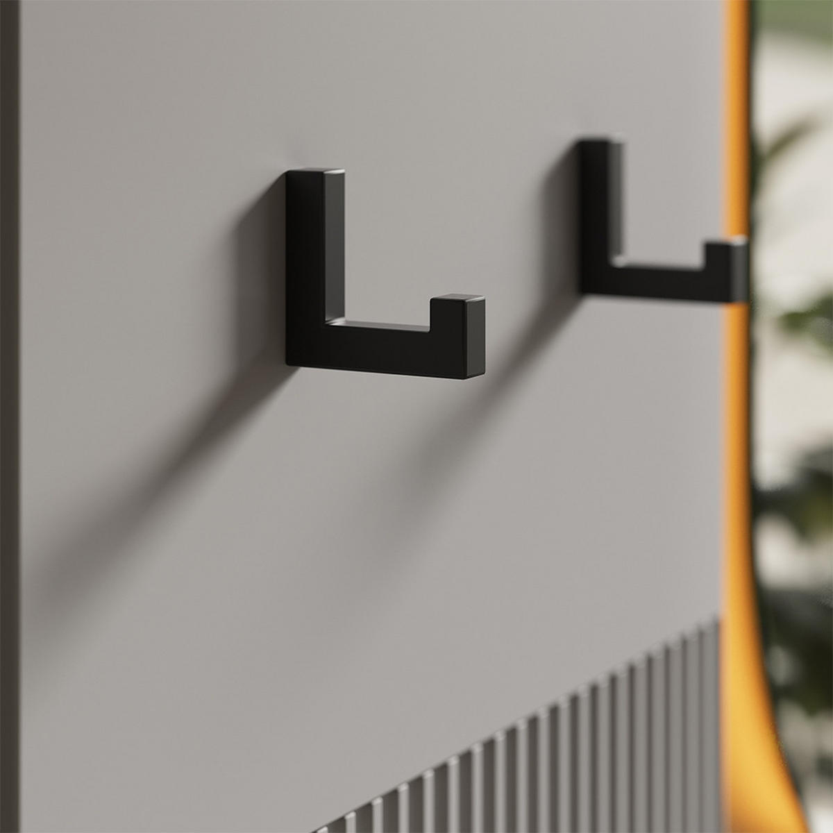 NÁSTĚNNÝ VĚŠÁK Eliza Šedá - šedá, kompozitní dřevo (43/120/27cm) - Vicco