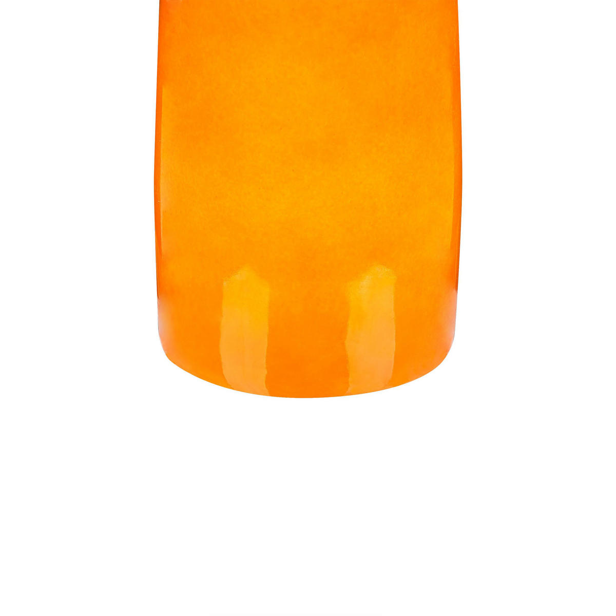 BLUMENVASE Terrakotta orange Sabadell - Orange, Stein (50cm) - Beliani
