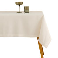 TISCHDECKE Sausa 130x180 cm, Weiß - Weiß, Textil (180/130/1cm) - home&you