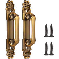 MÖBELGRIFF Antik Messing 2er-Set - Orange, Metall (0.29/3.5/1.65cm)