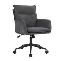 BÜROSTUHL aus Webstoff CORA - Anthrazit - Anthrazit, Kunststoff (60/100/70cm) - Home Deluxe