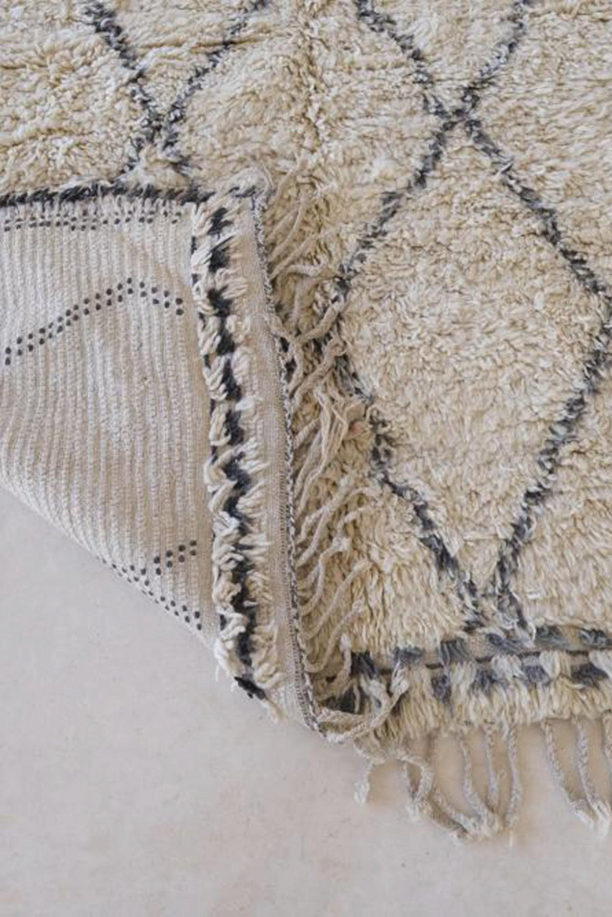 BERBERTEPPICH aus reiner Wolle 170x 340 cm - Weiß, Naturmaterialien (170/340cm) - AFK Living