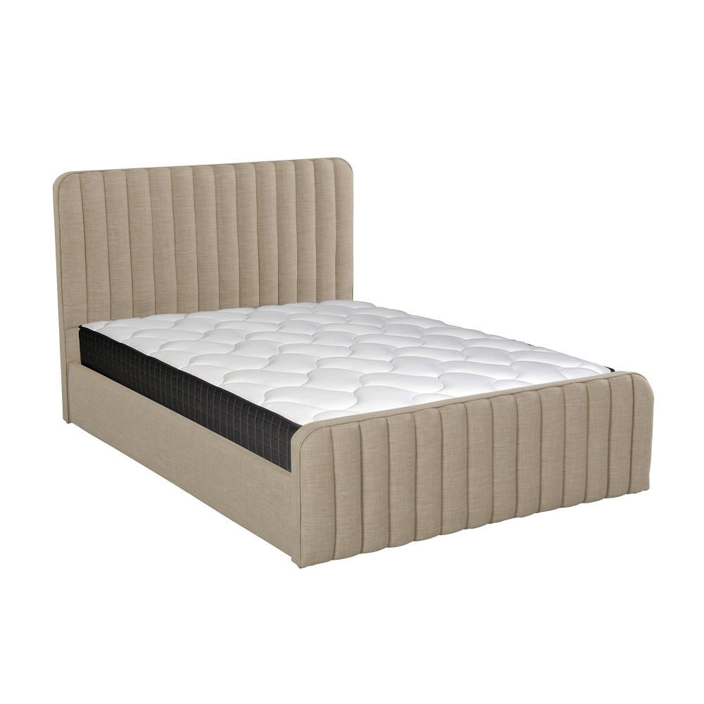 BETT NEVA /160x200 cm mit Lattenrost - Beige - Beige, Holzwerkstoff (160/200cm) - Weber Industries
