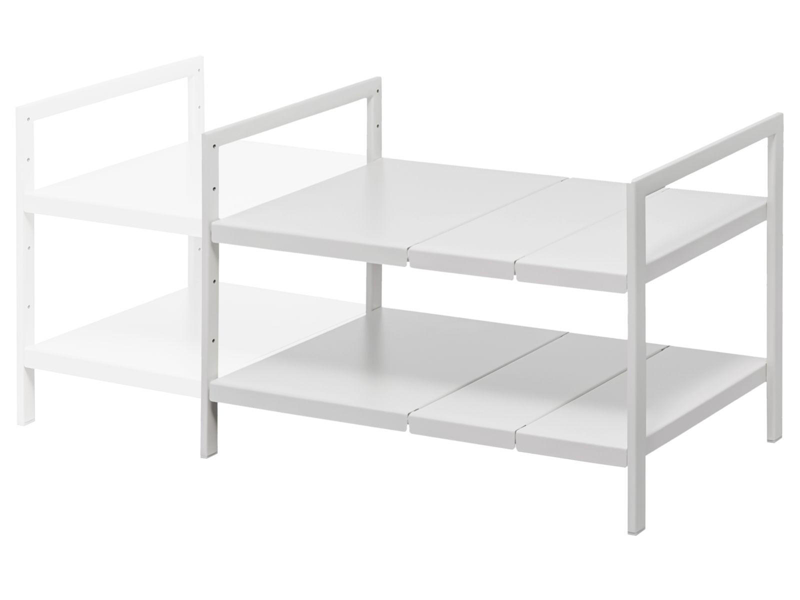 Thumbnail - Yamazaki Schrankregal, Weiß, Metall, 85x35x30 cm, Küchen, Küchenmöbel, Küchenregale