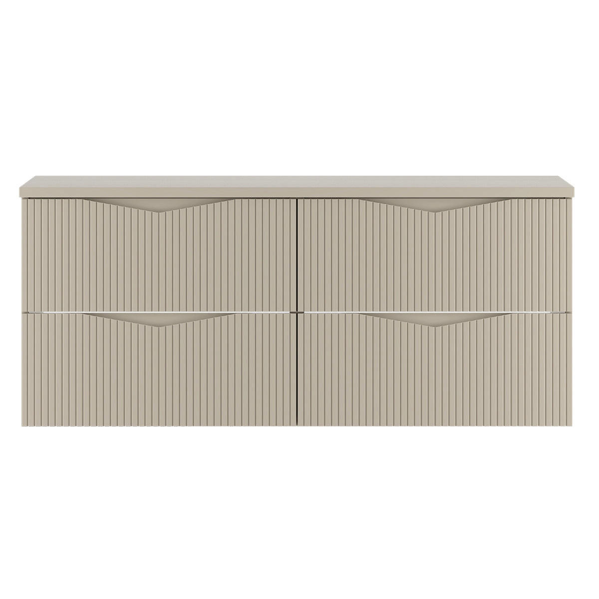 WASCHTISCHUNTERSCHRANK 120.6cm Tao Kaschmir - Beige, Holzwerkstoff (120.6/52.2/46.5cm) - Petits-meubles