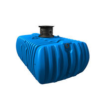 XL Flachtank 7000 L inkl. Schachtverlängerung - Blau, Kunststoff (210/134/330cm) - 4rain