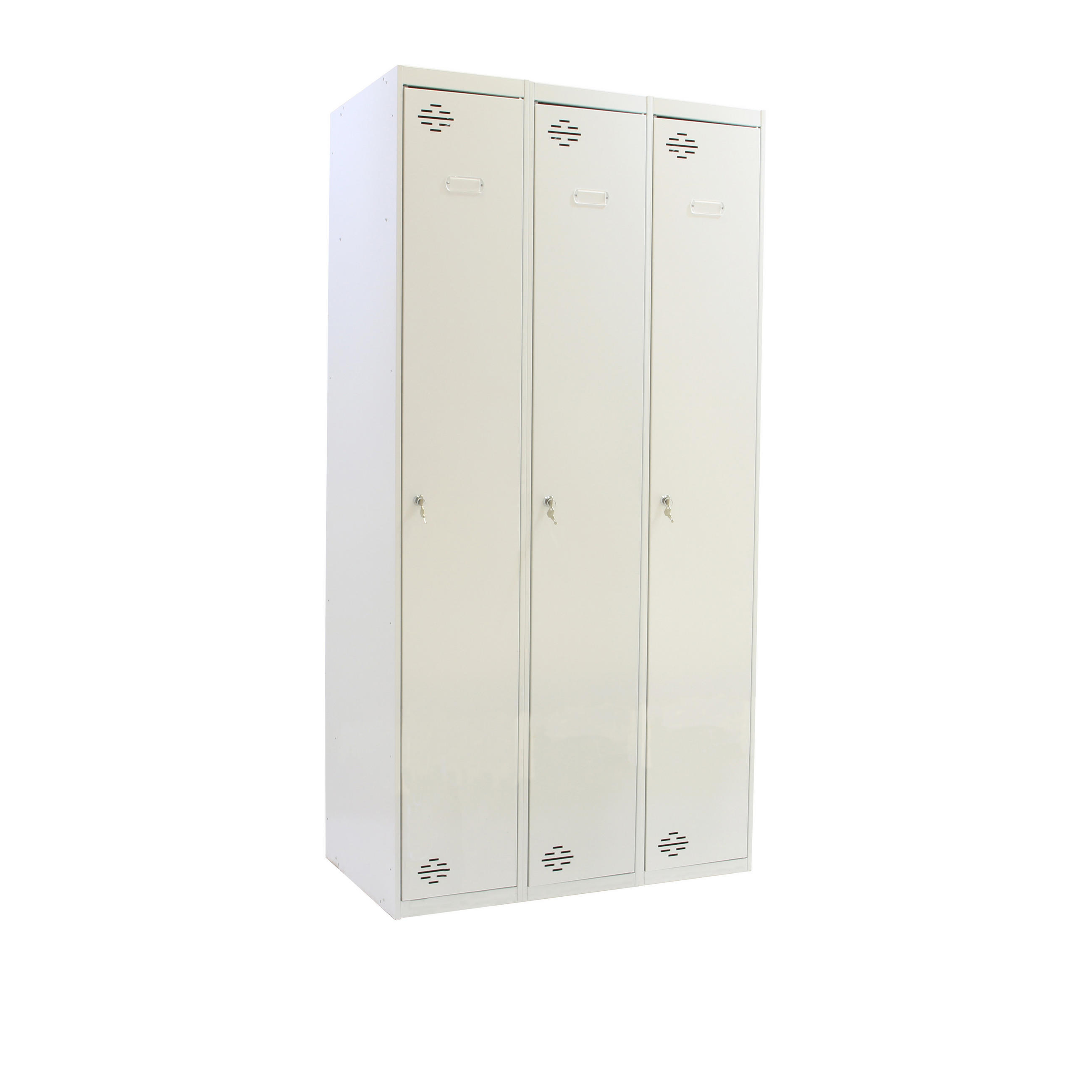 SPIND Amego 3 Abteile HxBxT 180 x 90 x 50 cm Abteilbreite 30 cm - Hellgrau, Metall (90/180/50cm) - PROREGAL