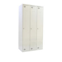 SPIND Amego 3 Abteile HxBxT 180 x 120 x 50 cm Abteilbreite 40 cm - Hellgrau, Metall (120/180/50cm) - PROREGAL