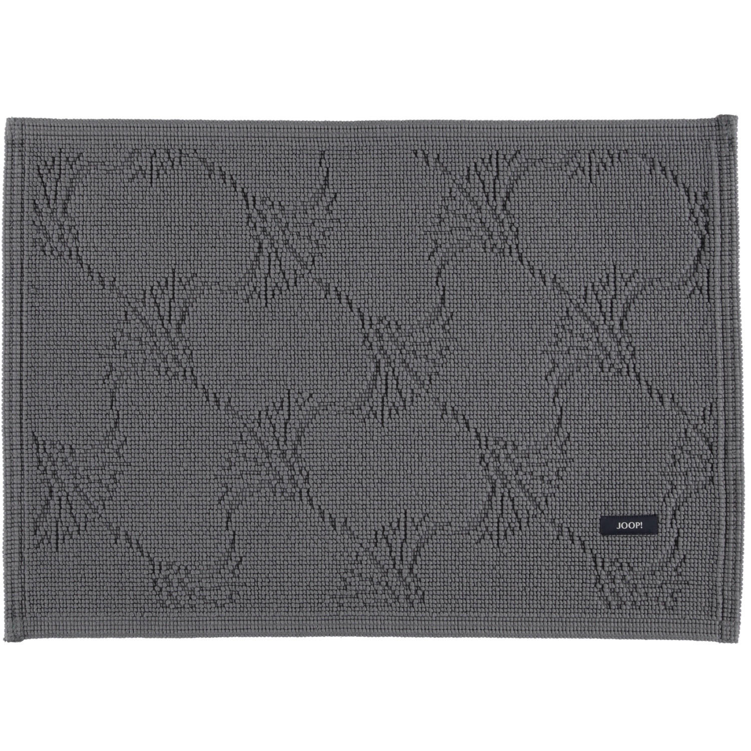 BADEMATTEN NEW CORNFLOWER 60 LIGHT ANTHRAZIT - 413 - Grau, Textil (60/90cm) - Joop!