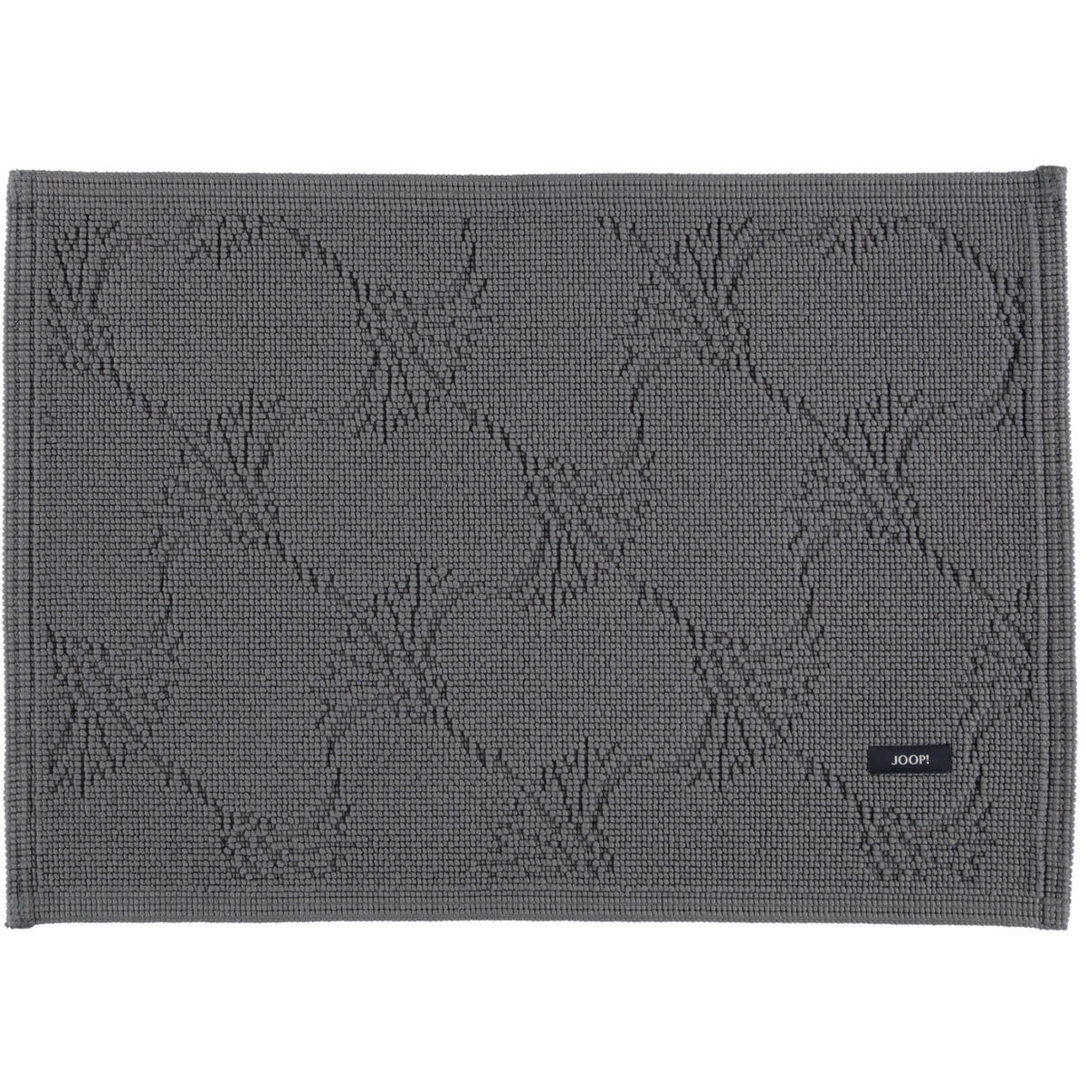 BADEMATTEN NEW CORNFLOWER 60 LIGHT ANTHRAZIT - 413 - Grau, Textil (60/90cm) - Joop!
