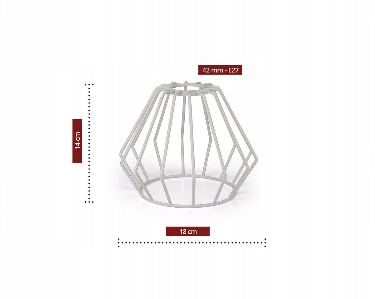 WANDLEUCHTE LOFT - Goldfarben/Weiß, Metall (20/24/18cm) - kiki design