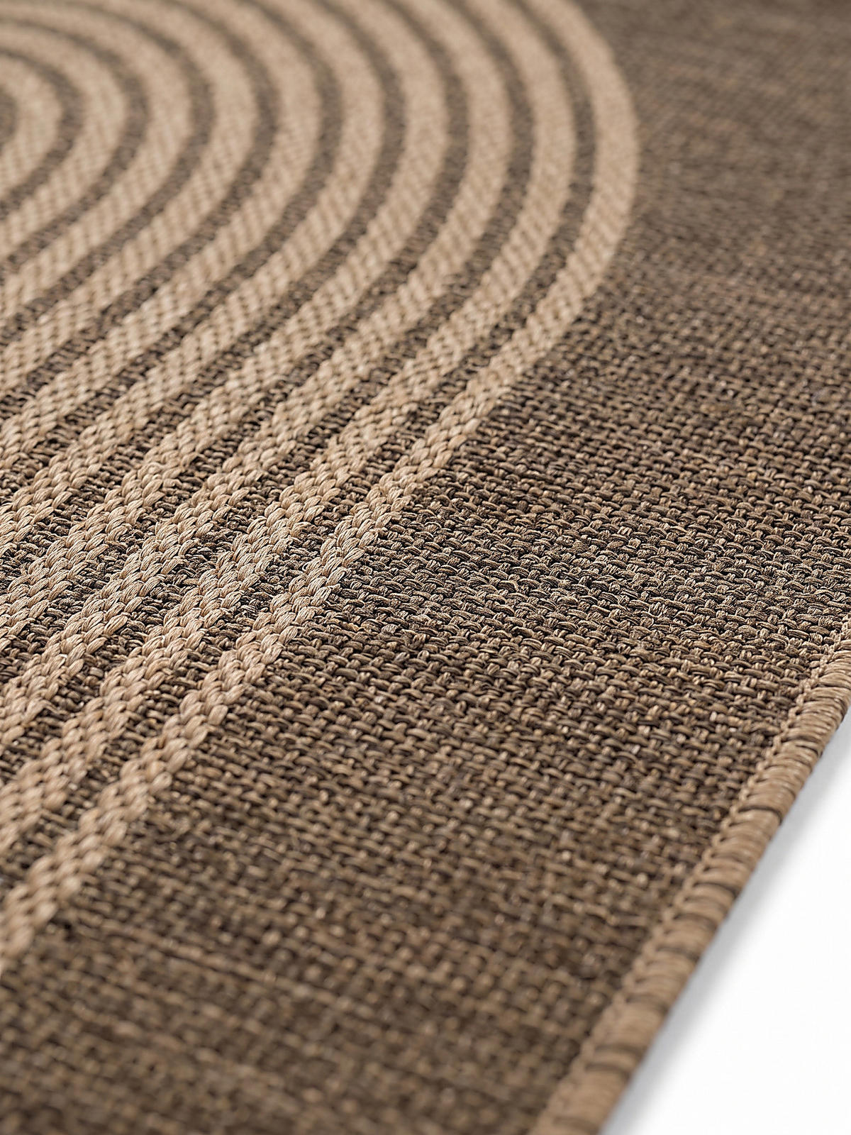 TEPPICHLÄUFER Geometrisch CORDEV Polypropylen Natur 60 x 90 cm - Beige, Textil (60/90cm) - KADIMA DESIGN