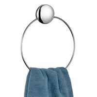 HANDTUCHRING MOON-LOC - Edelstahlfarben, Metall (20.4/2/20.4cm) - bremermann