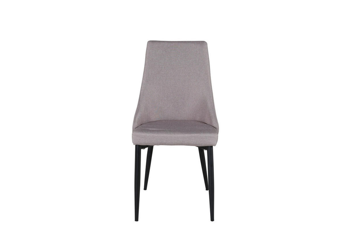 STUHL 2er-Set grau, schwarz - Grau, Holzwerkstoff (47/91/63cm) - ebuy24