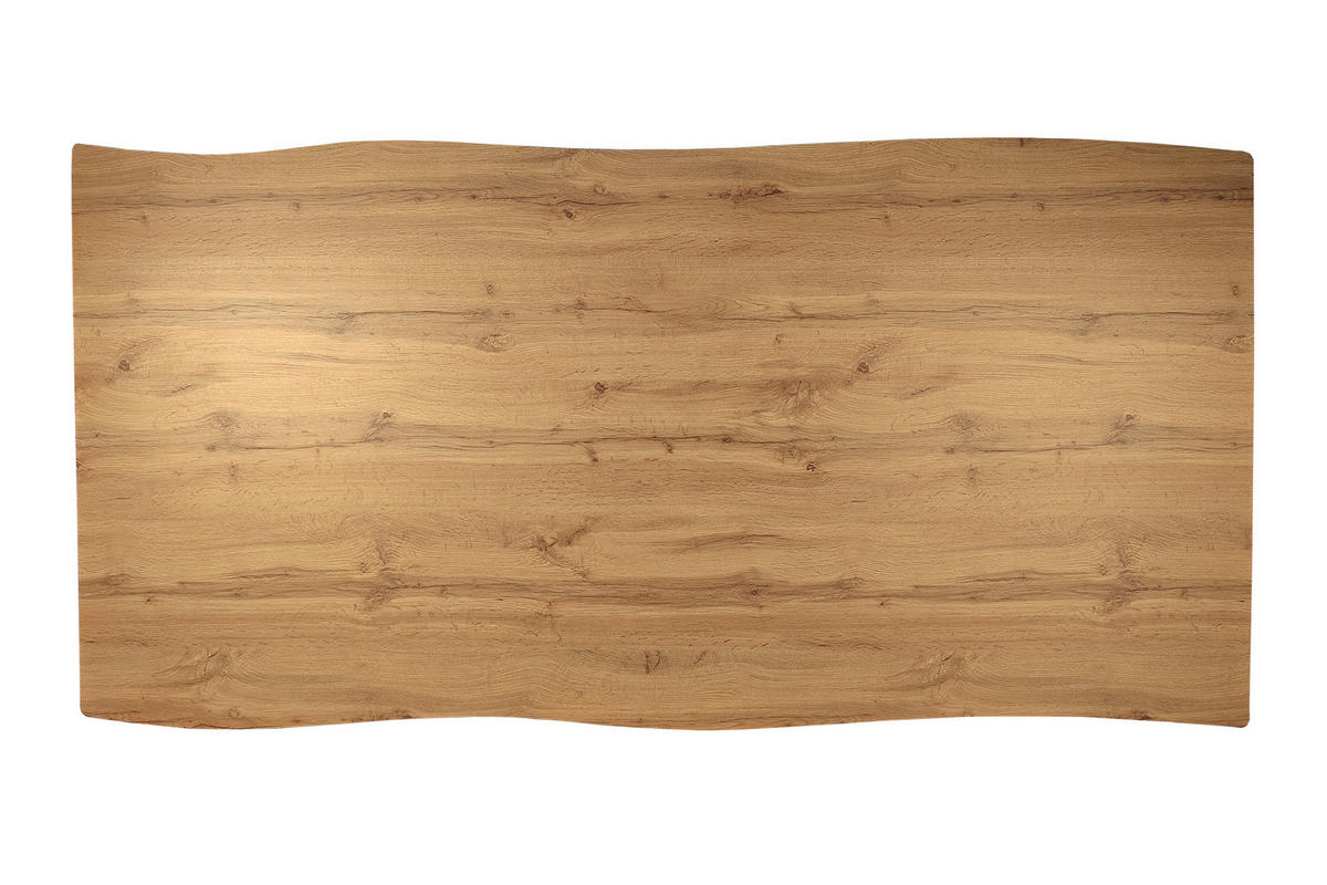 ESSTISCH JOSY SPIDER - Alteiche/Eichefarben, Holz (100/200/77cm) - SAM