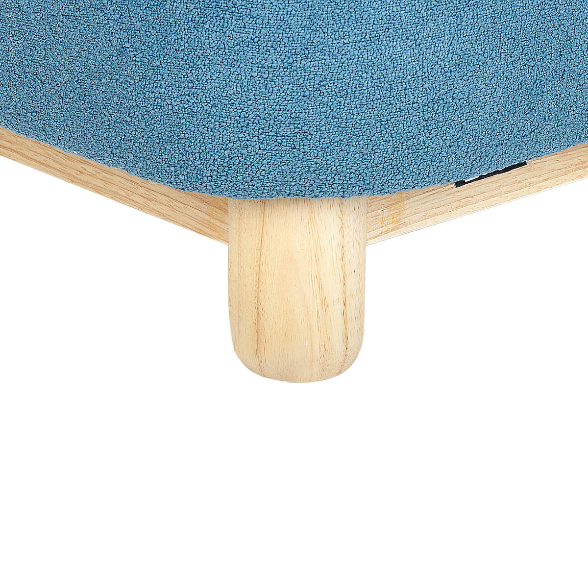KINDERSESSEL Dinosaurier Stoff Blau Faborg - Blau/Dunkelgrau, Textil (50/56/47cm) - Beliani