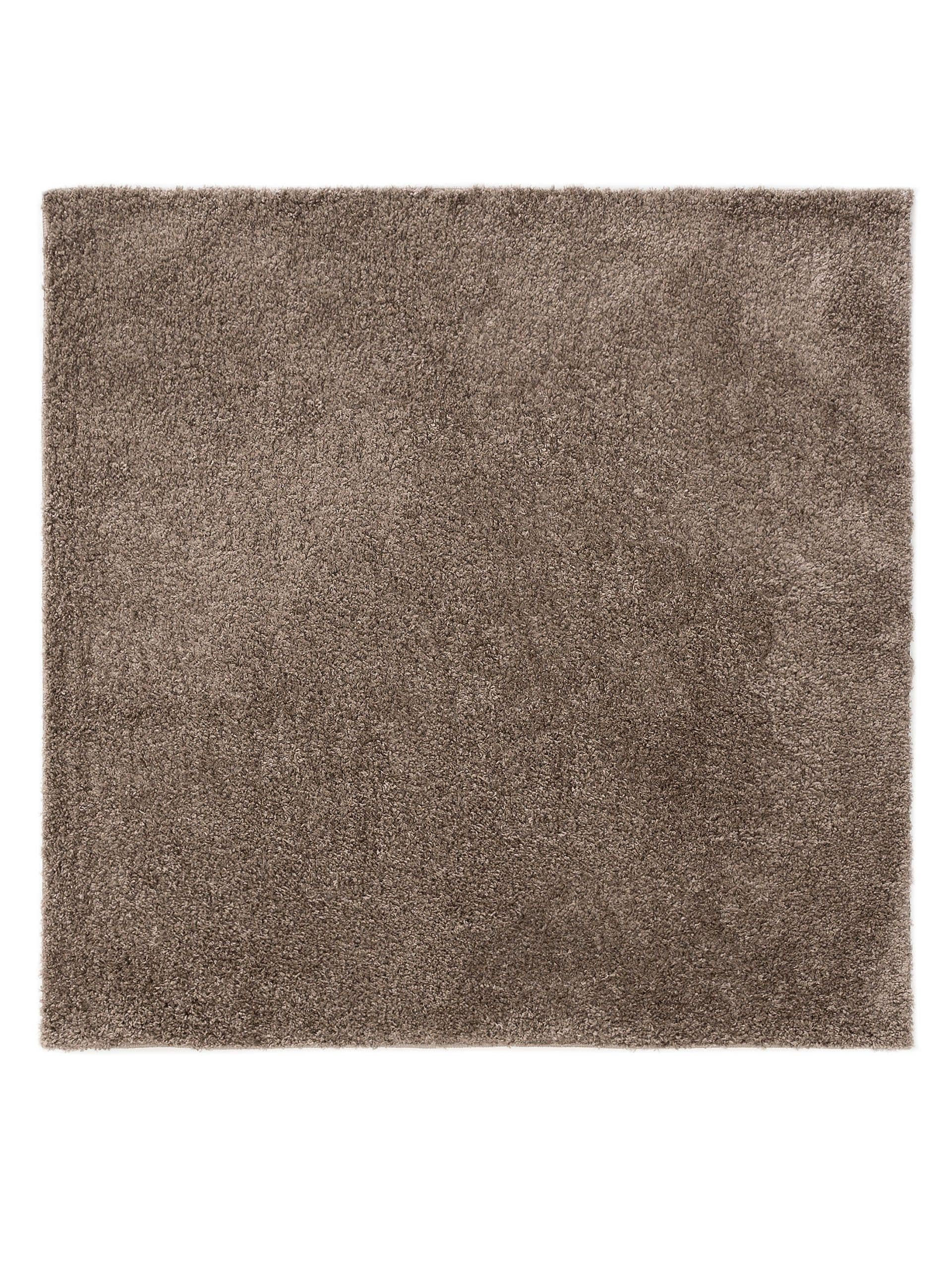 HOCHFLORTEPPICH Soho Taupe 160x160 cm - Taupe, Kunststoff (160/160cm) - benuta