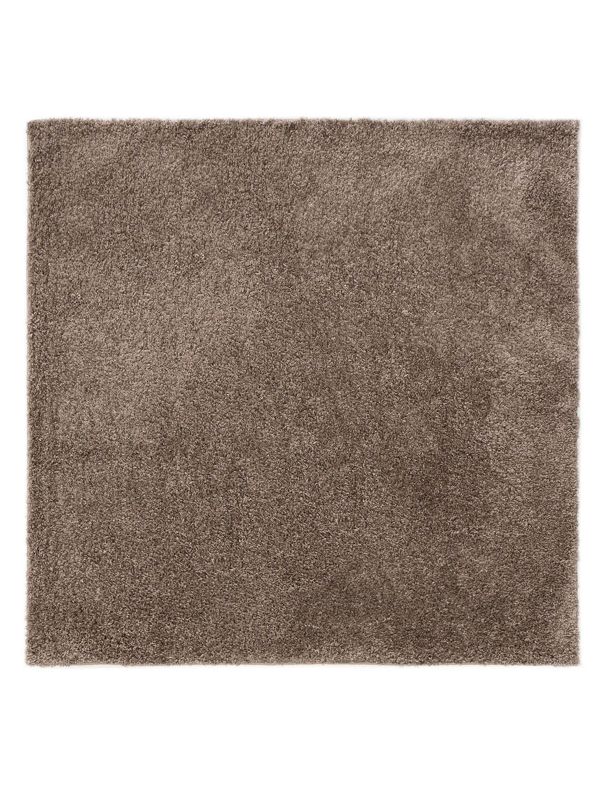 HOCHFLORTEPPICH Soho Taupe 200x200 cm - Taupe, Kunststoff (200/200cm) - benuta