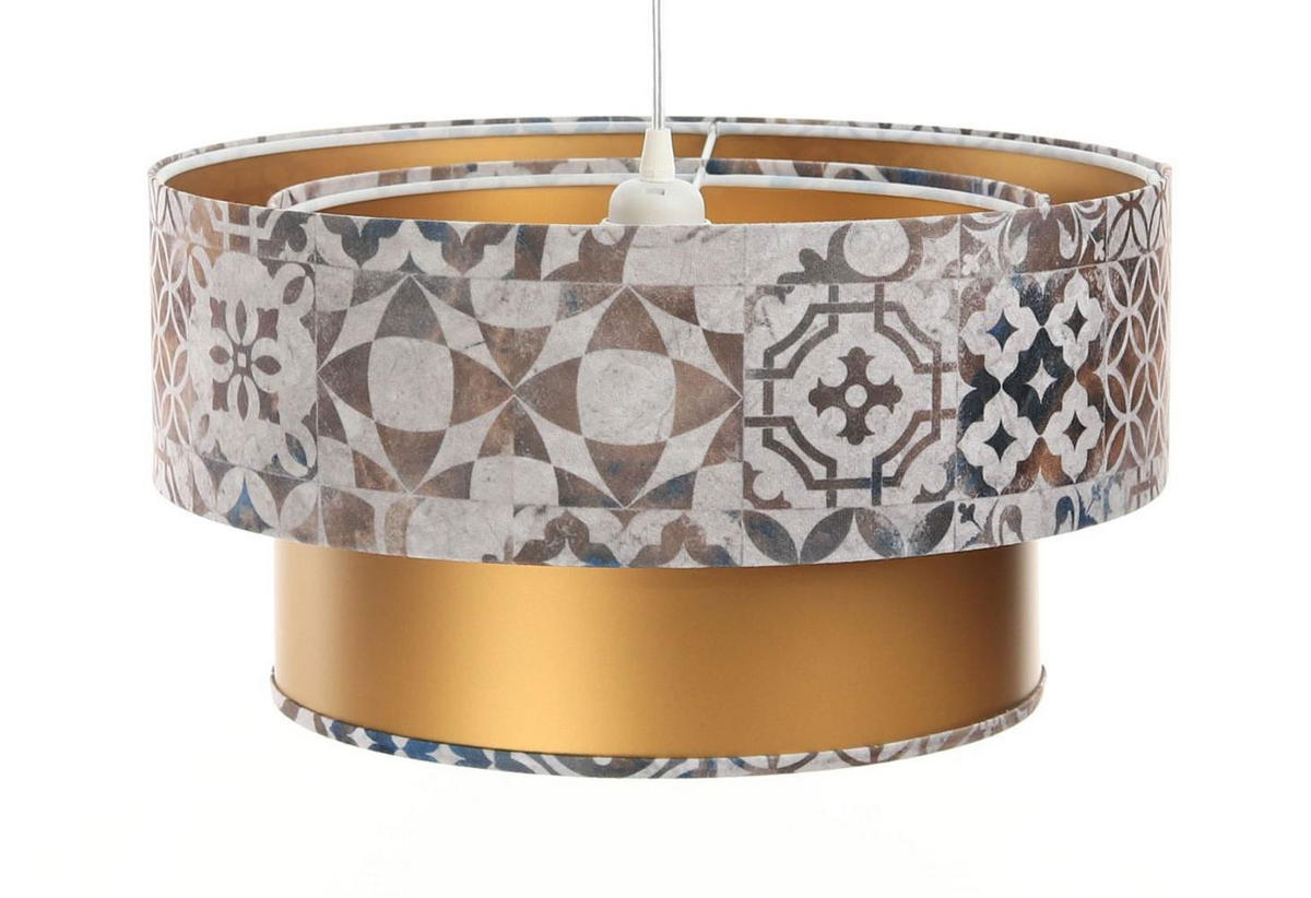 HÄNGELEUCHTE Gold 50/20 cm - Goldfarben, Kunststoff (50/1/20cm) - ONZENO