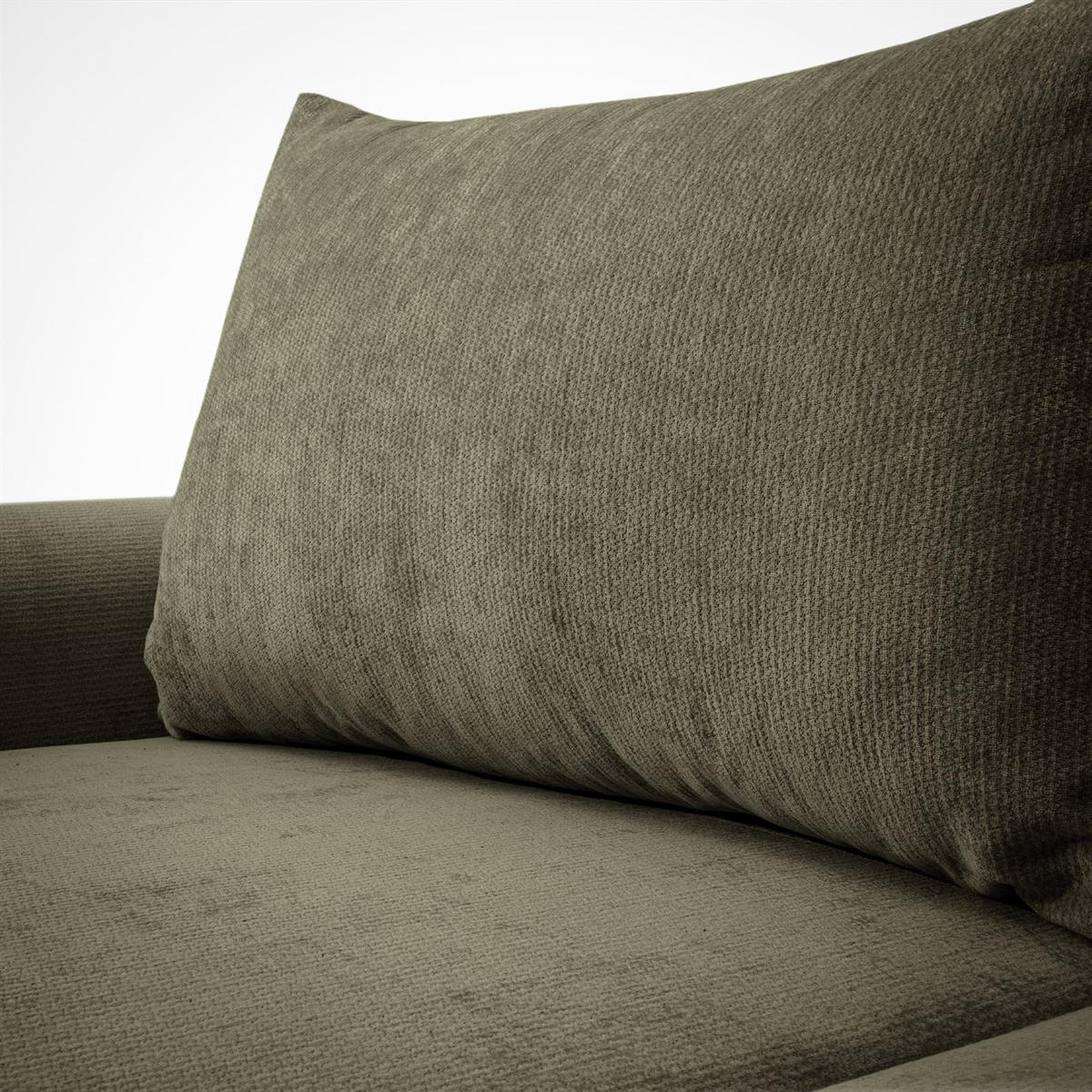 ECKSOFA GOYA mit Schlaffunktion und Bettkasten, Linke, Perfect Harmony 39 - Waldgrün, Textil (184/302cm) - Lookway