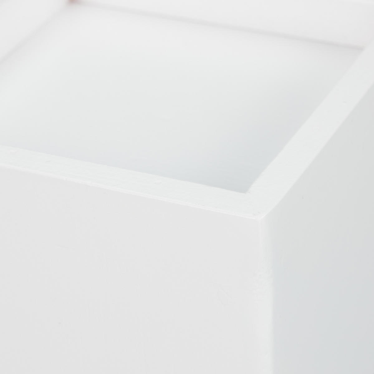 4XMÖBELERHÖHER - Weiß, Holz (11.5/10/11.5cm) - Relaxdays