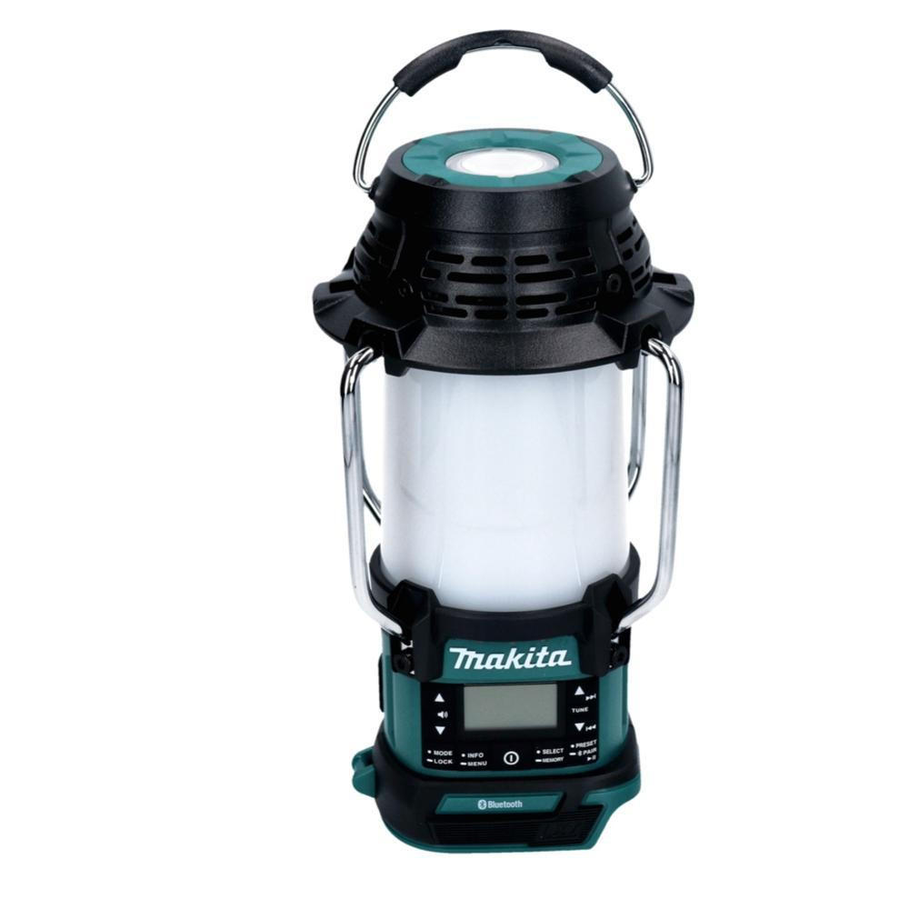MAKITA DMR 056 Akku Radio 18 V FM DAB+ mit Laterne 360° Taschenlampe IP65 Solo - ohne Akku, ohne Ladegerät - Multicolor, Kunststoff (31/129/14cm) - Makita