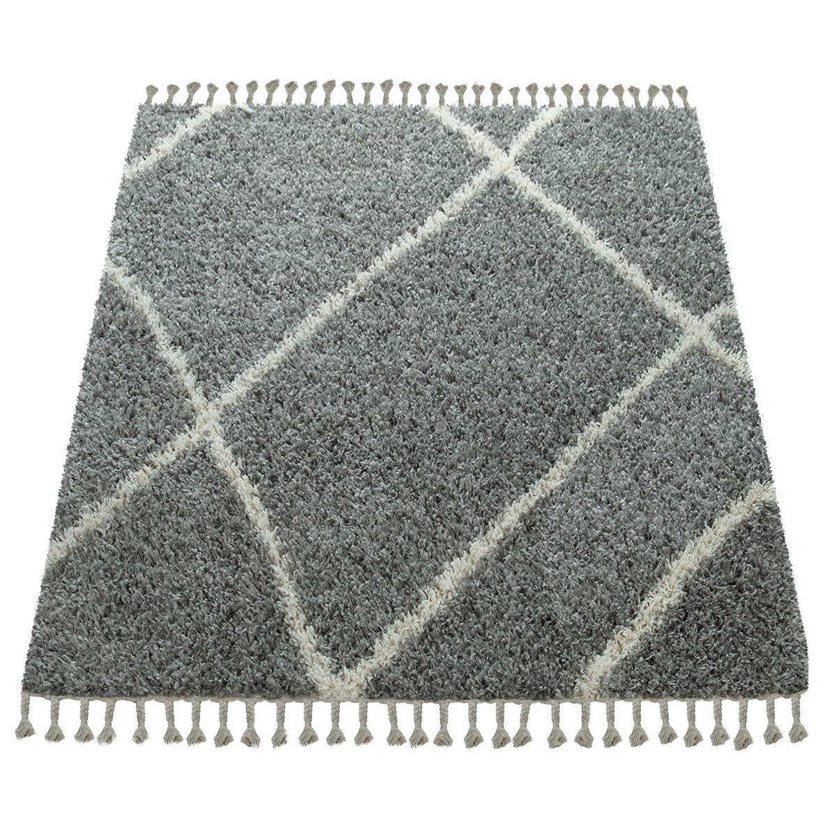 HOCHFLORTEPPICH 120/170 cm Helsinki 531 - Grau, Textil (120/170cm) - Paco Home