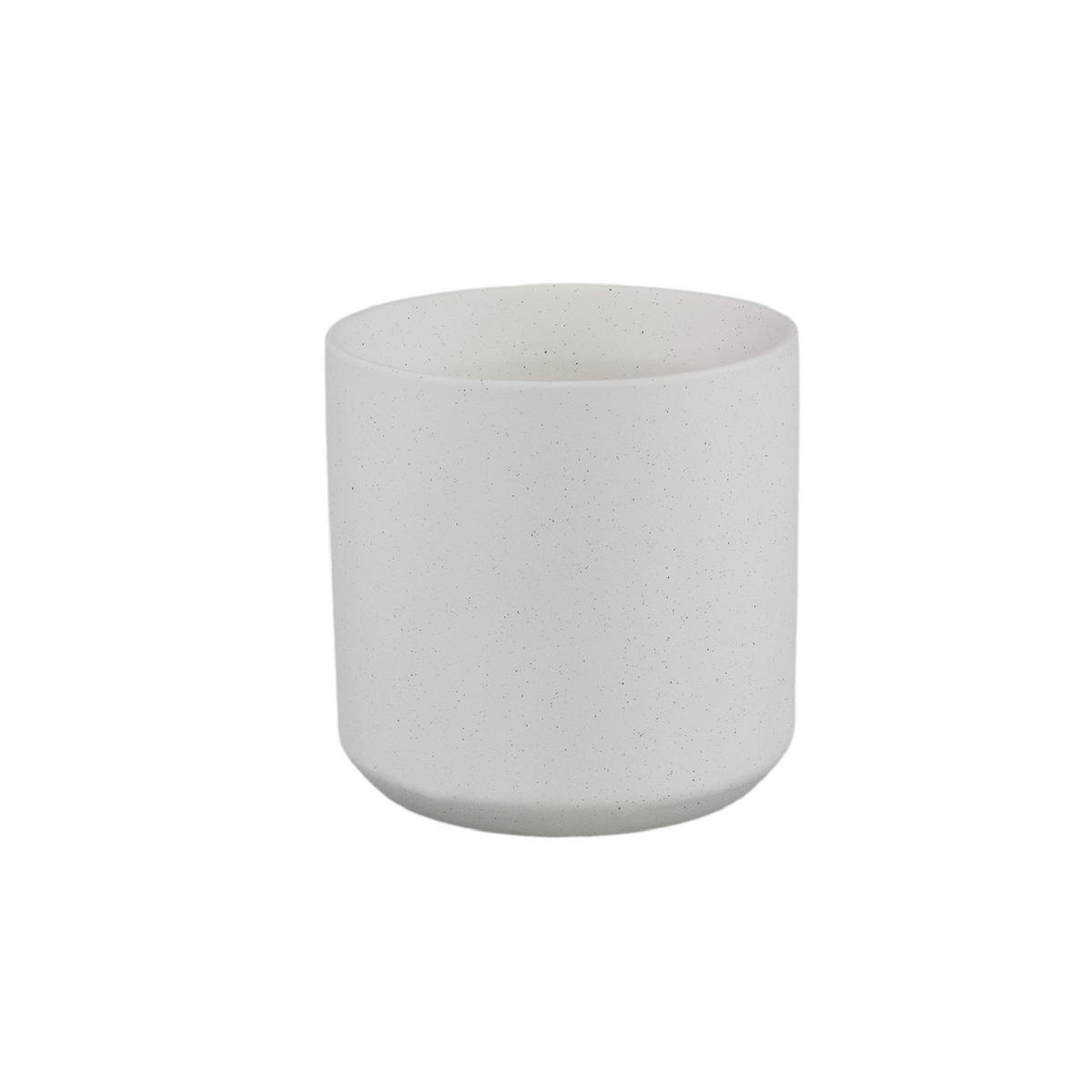 TOPF Fatima Weiß 21/21/21cm - Weiß, Keramik (21cm) - PTMD Collection