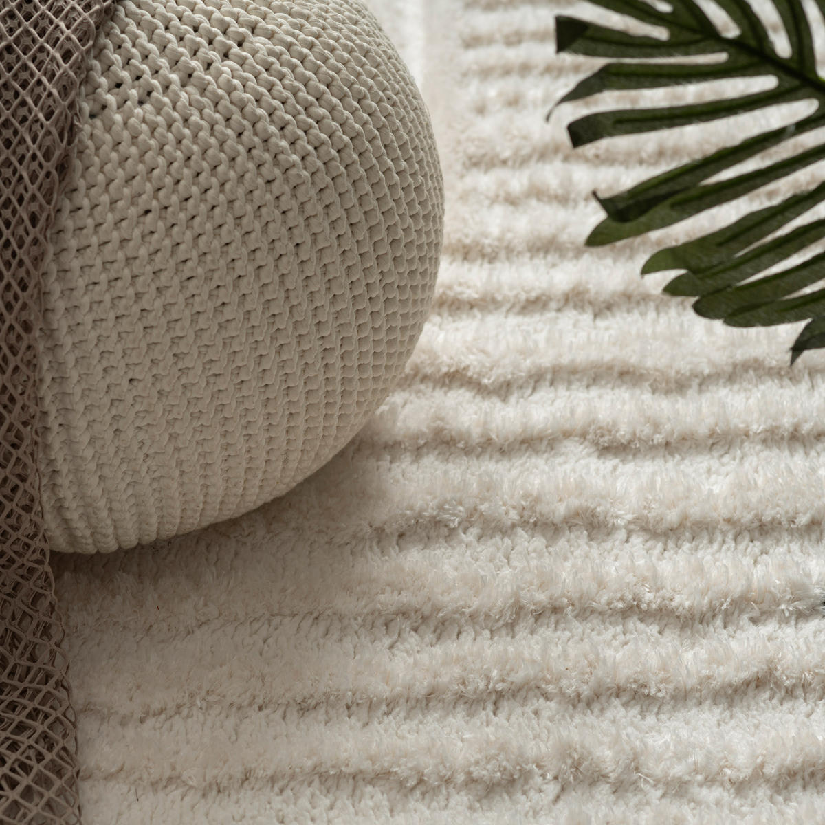 HOCHFLORTEPPICH 240/330 cm Palma 334 - Weiß, Textil (240/330cm) - Paco Home