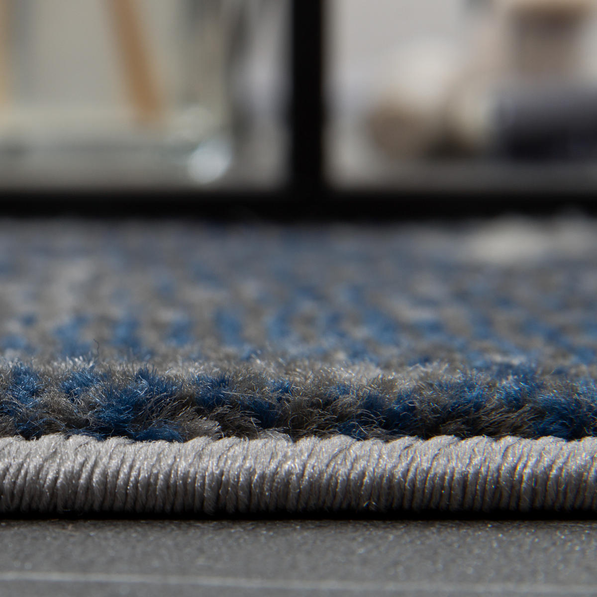 VINTAGE-TEPPICH MILANO 80/150 cm Taupe - Dunkelblau, Naturmaterialien/Textil (80/150cm) - Consilio Concept