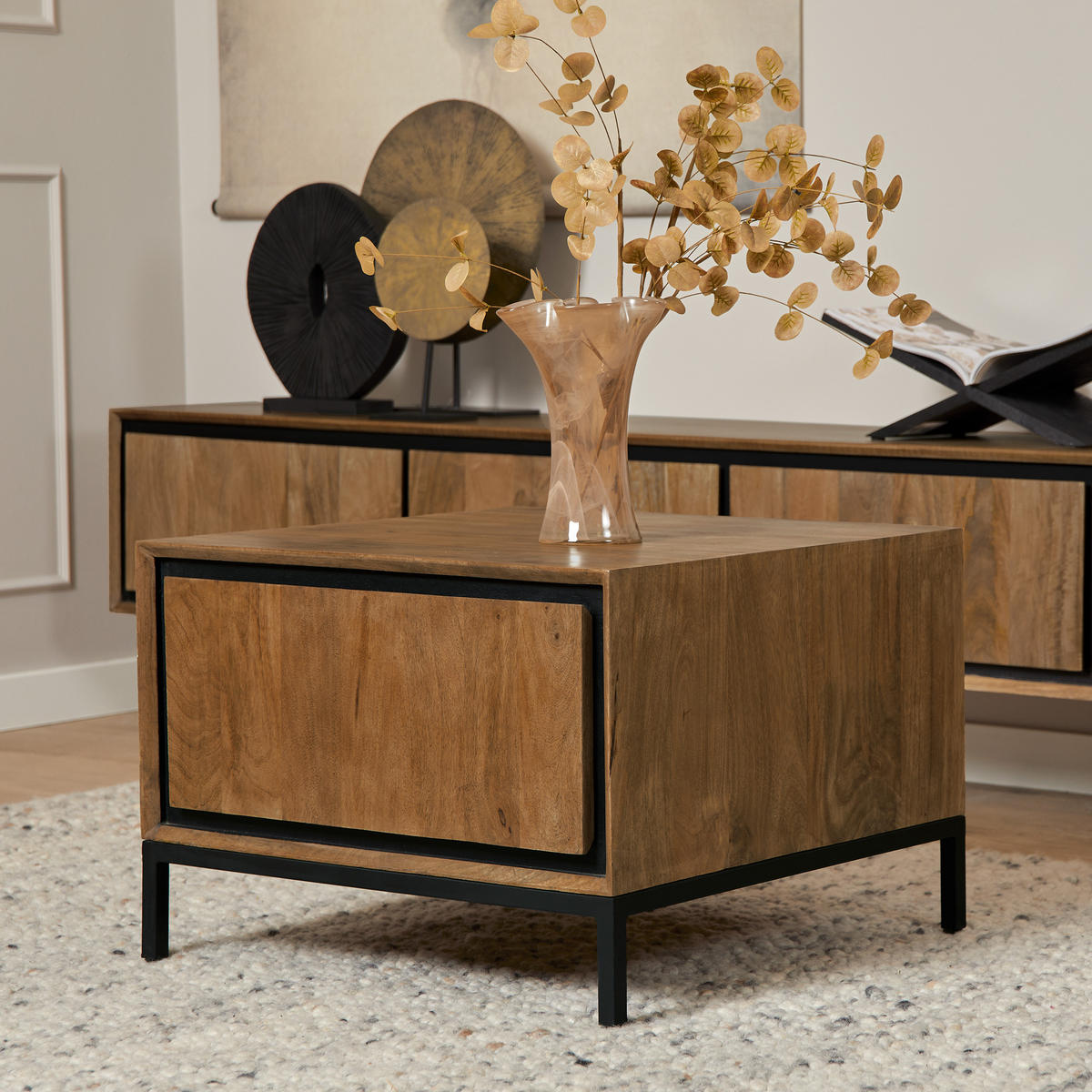 BEISTELLTISCH RichWood Braun 60/60/40 cm - Braun, Holz (60/60/40cm) - Starfurn