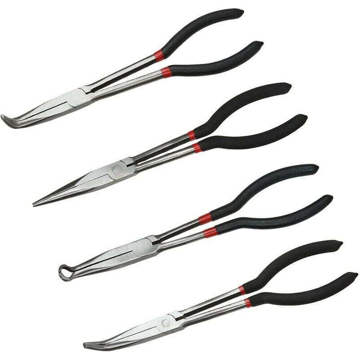 ZANGEN – 4-teiliges Set – 11 Zoll – Kohlenstoffstahl - Schwarz, Metall (280/1/1cm) - DCA