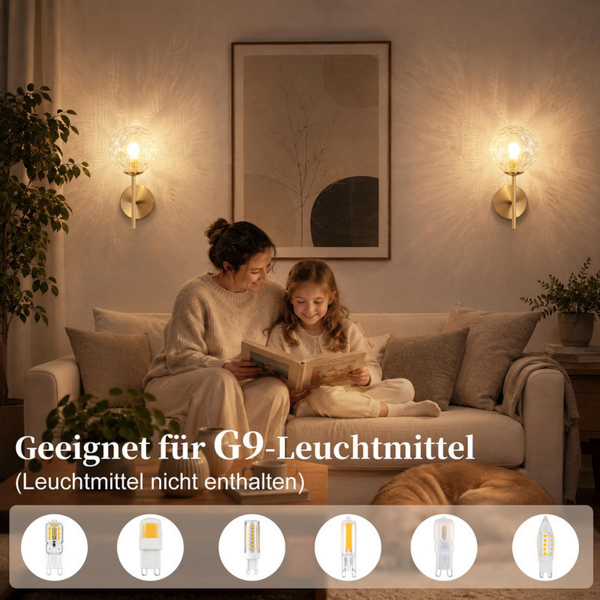 WANDLEUCHTE 16/26/21cm - Goldfarben, Metall (16/21/26cm) - Nettlife