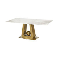 ESSTISCH MODIG Weiß 180x90x75 cm - Weiß, Stein (90/180/75cm) - FURNLUX