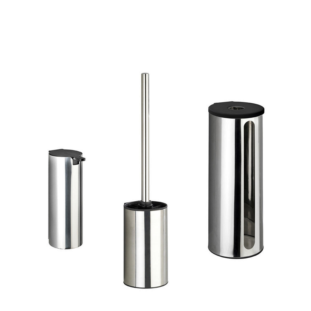 BEHÄLTER für Ersatzpapierrollen Detroit 13,5/14/36 cm - Silberfarben, Metall (14/36/13.5cm) - Wenko