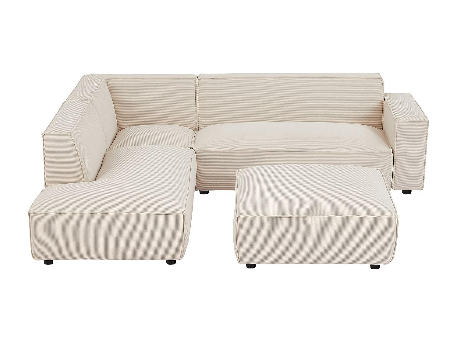 Vente-Unique Sofa Beige 256x75x231 cm