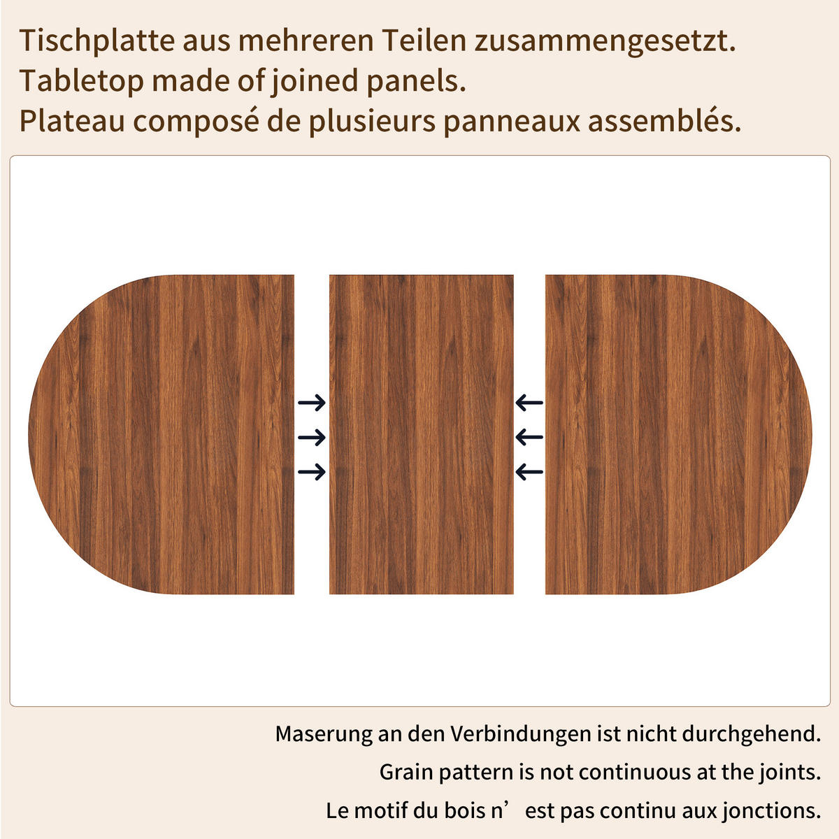 AUSZIEHTISCH Dunkelbraun 120-160/80/76 cm - Dunkelbraun, Holz (80/160/76cm) - PANGIVO