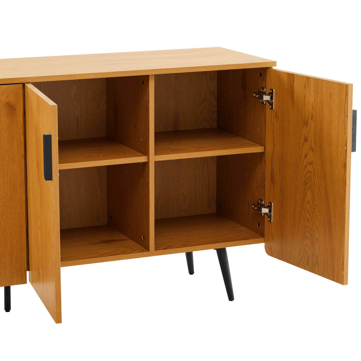 SIDEBOARD 160 cm, helles Holz - Beige, Holz (40/75/160cm) - Oviala
