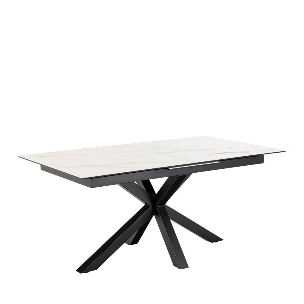 ESSTISCH - Keramik - Weiss - Weiß, Keramik (168/90/76cm) - Drawer