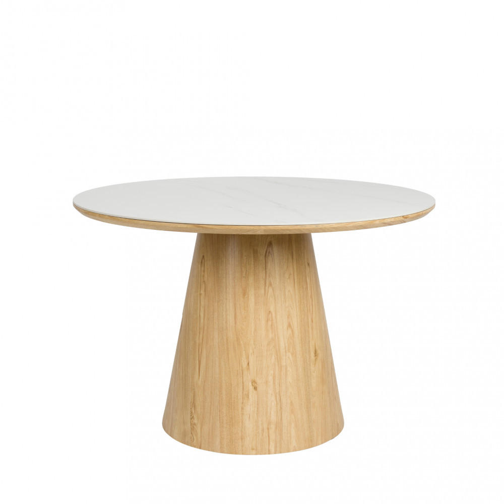 ESSTISCH - Klares Holz - Eschefarben, Holz (115/115/77cm) - Drawer