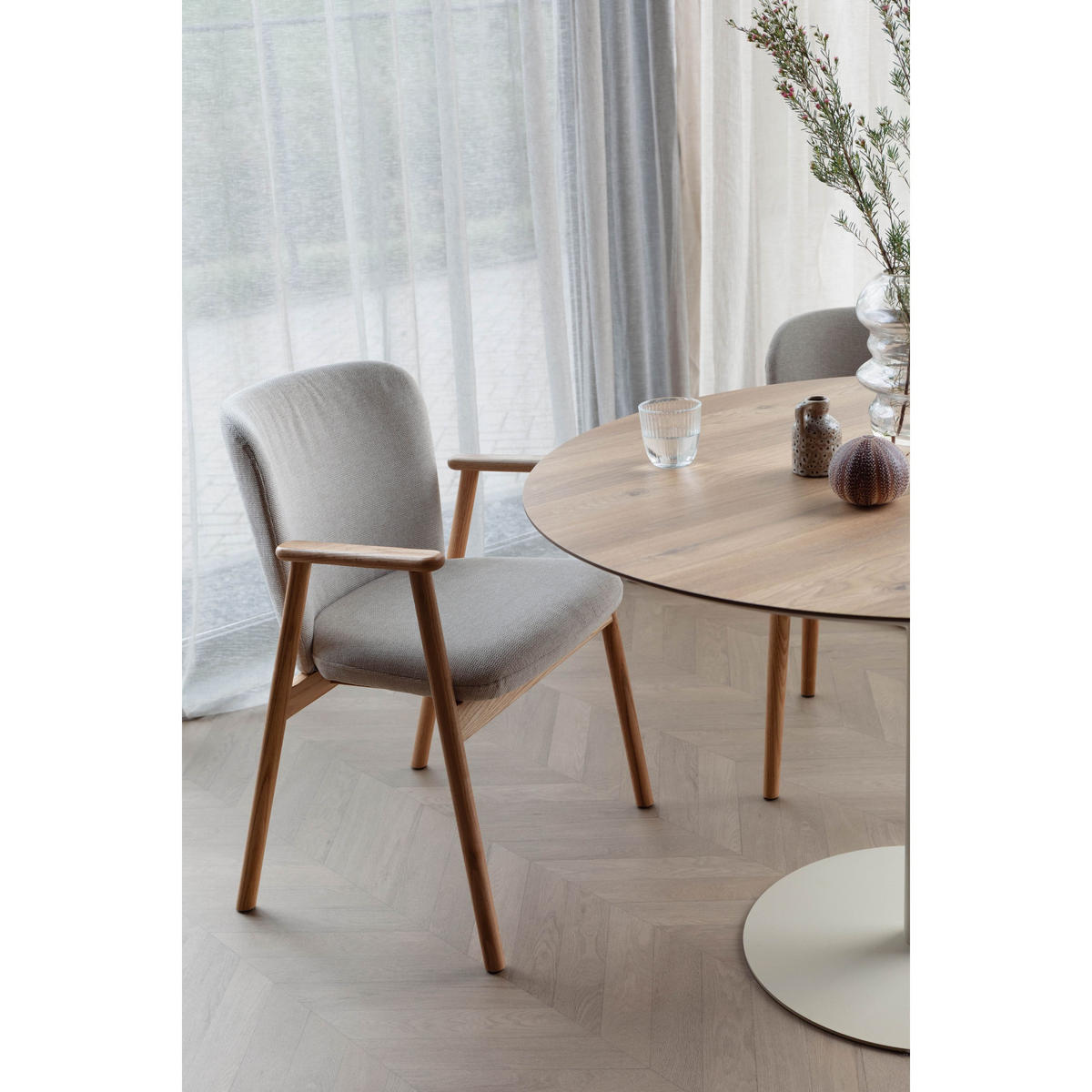 ESSZIMMERSTUHL Kenna Beige - 2 er Set - Beige, Kunststoff (56/80.5/56cm) - Housecraft Living