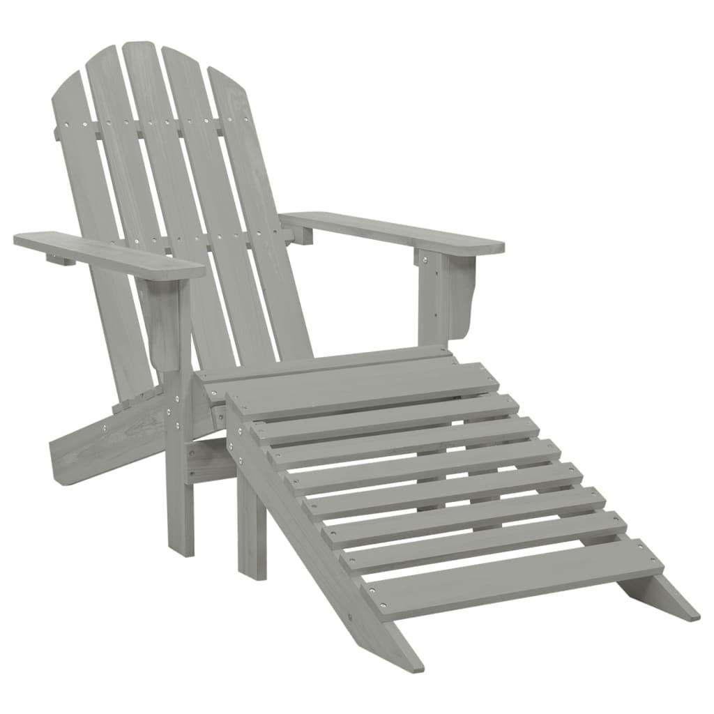 furnicato Gartensessel Grau 70x88x70 cm