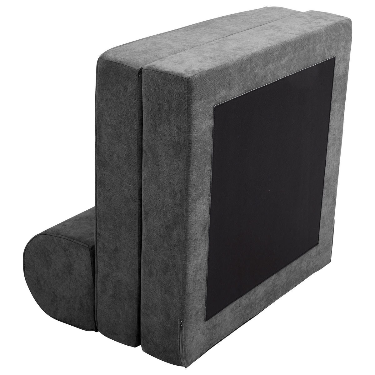 FALTSESSEL Katusha Flachgewebe anthrazit - Anthrazit, Kunststoff (80/57/80cm) - 58aufmkessel