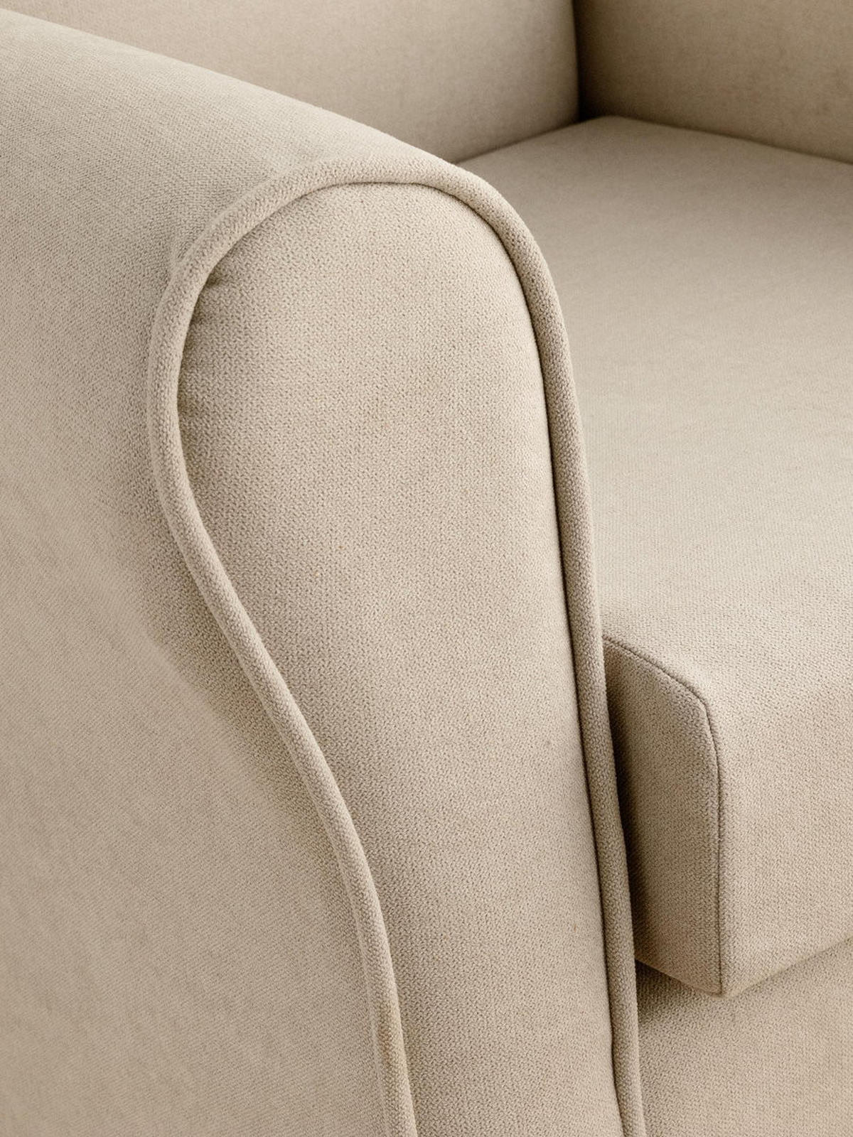 SCHAUKELSESSEL Hilde Beige 78 cm x 102 cm - Beige, Textil (78/102/91cm) - Kenay Home