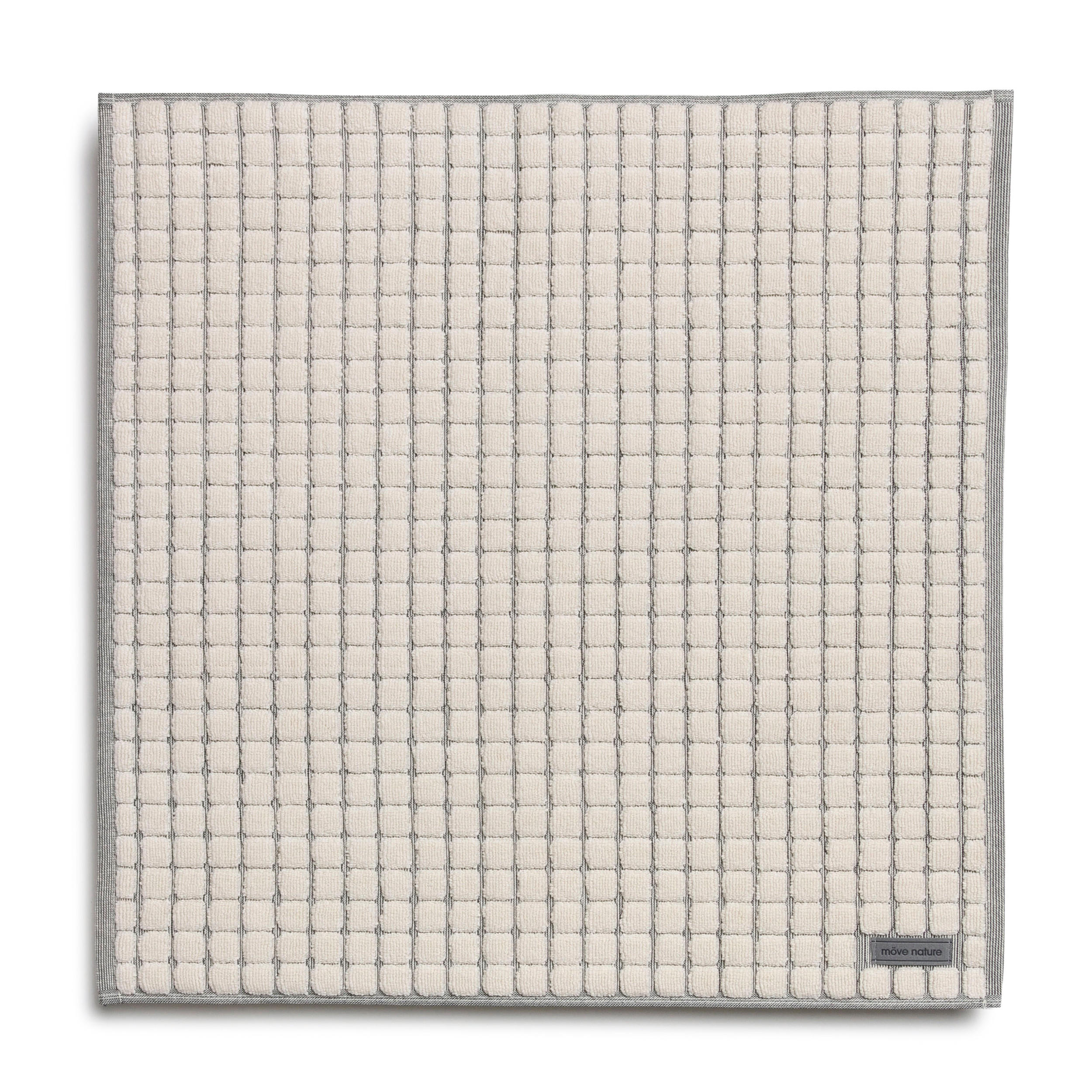 BADTEPPICH EDEN 60X60 CM - Schwarz/Naturfarben, Textil (60/60cm) - MÖVE