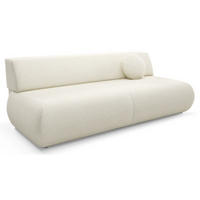 SOFA Ecru PENTI Schlaffunktion PUENTE - Ecru, Textil (214/74/100cm) - Sepro Meble
