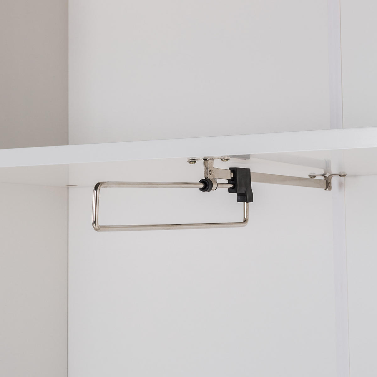 GARDEROBENSCHRANK - Eichefarben/Weiß, Holzwerkstoff (76/193/37cm) - home24