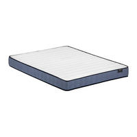 STANDARDMATRATZE - 2 Personen - stoff - weiß Dayni - Weiß, Textil (160/200cm) - Vente-Unique