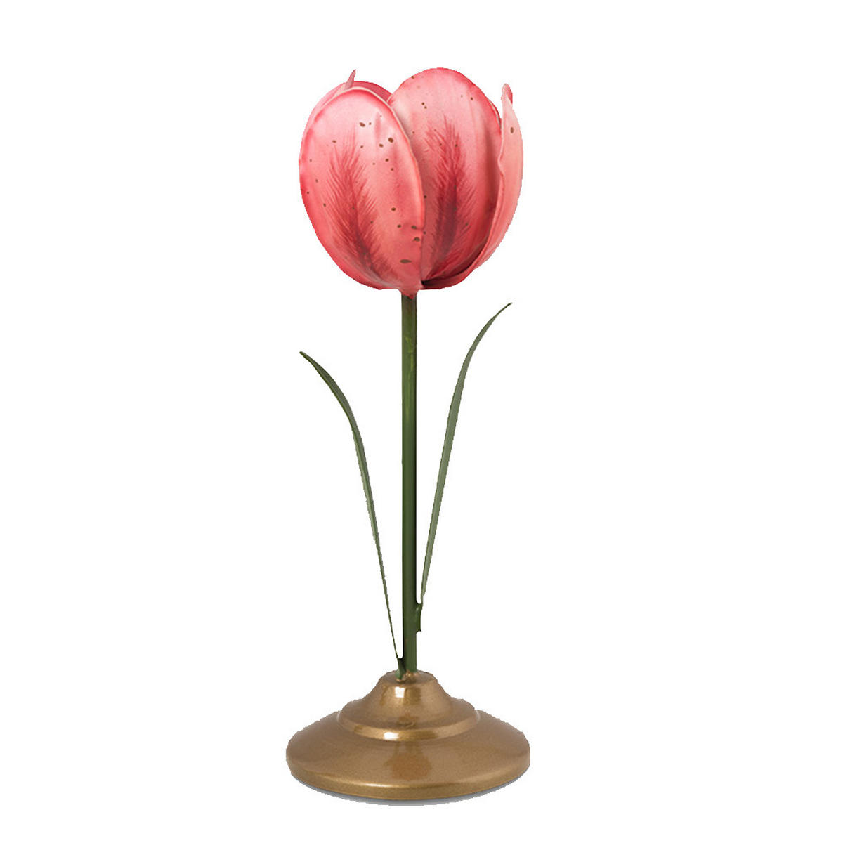 KERZENHALTER 2er-Set Tulpe s metal rosa - Rosa, Metall (8.5/26/8.5cm) - Pip Studio